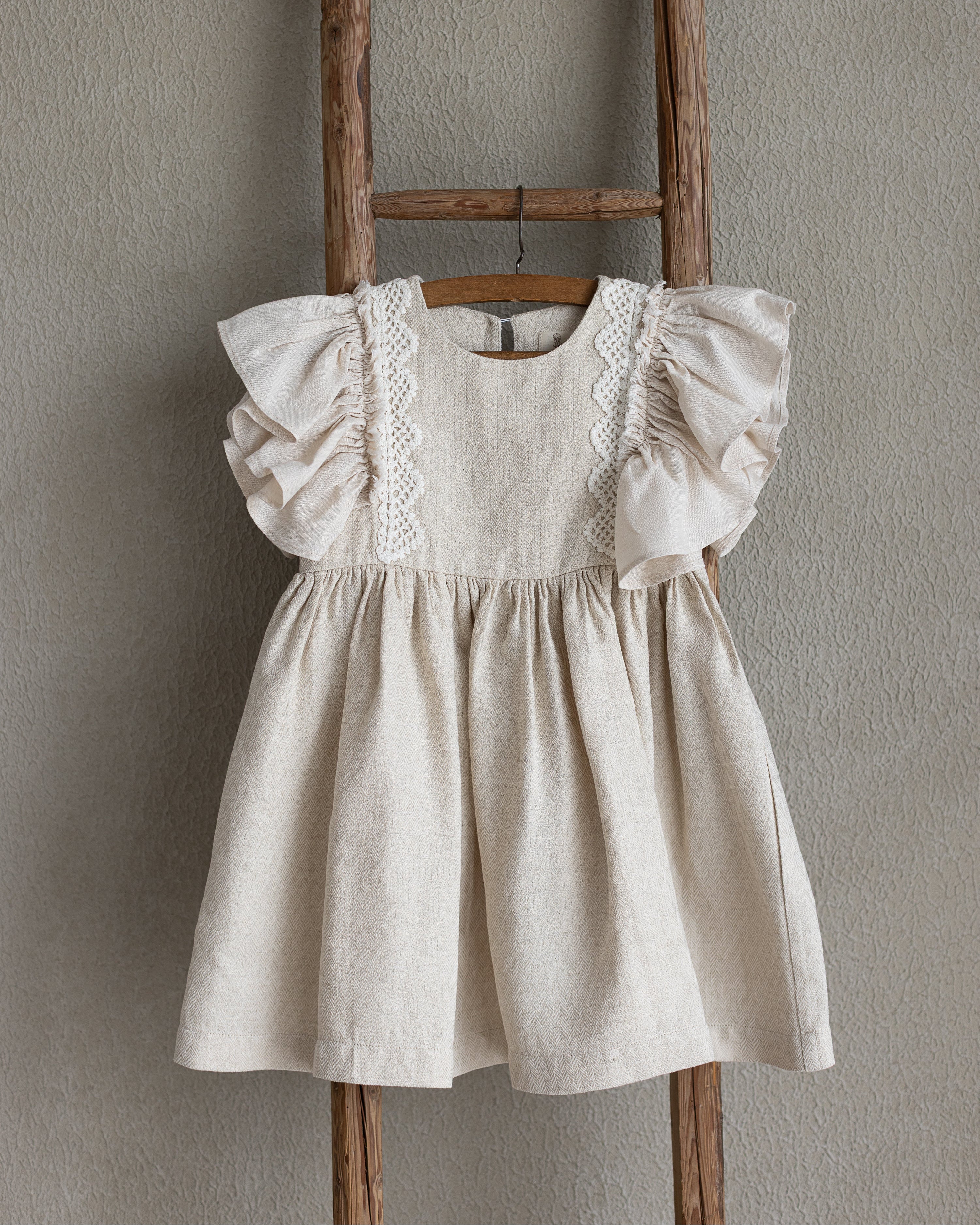 GIRLS LINEN DRESS - JONE